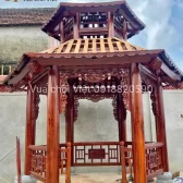 Chòi gỗ lim lục giác 2 mái