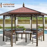 Chòi kẽm lục giác mái Nhật