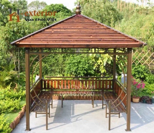 z6508688956275_d7ebd80a1b96218f2f216b04bef557bc-1-600x520-1 Chòi sân vườn vuông mái Nhật bằng gỗ