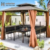 Chòi thép mạ kẽm sơn tĩnh điện 2 mái