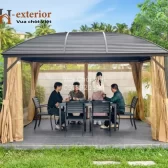 Chòi hình chữ nhật bằng kẽm mái vòm