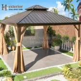 Chòi kẽm sơn tĩnh điện mái nghiêng