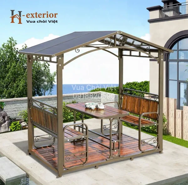 z6518145749098_7aa072c5b7ac0259a5526c1389c15bff-600x589-1 Chòi sân vườn kẽm chữ nhật mái vát