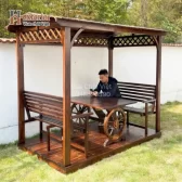 Chòi sân vườn bằng gỗ hiện đại